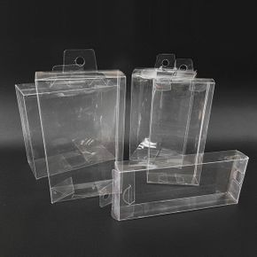 PVC 투명 사각 케이스 벌크포장 선물포장 박스 3호 X ( 5매입 )