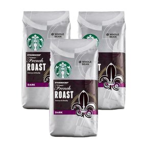 Starbucks3개X  스타벅스  프렌치  로스트  다크  커피  원두  1.13kg11357