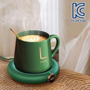 [BF12] 네오투엠 KC인증 따뜻한 3단 온도조절 컵워머 디지털 보온 컵받침대 차 커피 우유 다용도 컴팩트 디자인