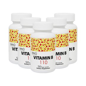 뉴질랜드 비타민B 이노헬스 vitamin B 110mg 120캡슐 X 5통