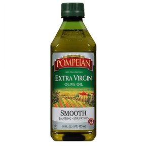 [해외직구]폼페이안 스무스 엑스트라 버진 올리브 오일 473ml Pompeian Smooth Extra Virgin Olive Oil 16oz