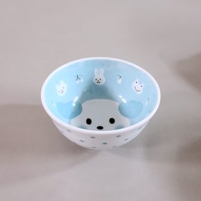 나고미도자기 캐릭터 강아지 공기 밥그릇 일본 도자기 식기