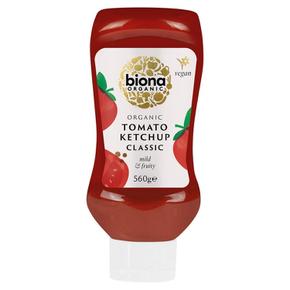 [해외직구] Biona 비오나 클래식 토마토 케찹 스퀴즈 보틀 560g
