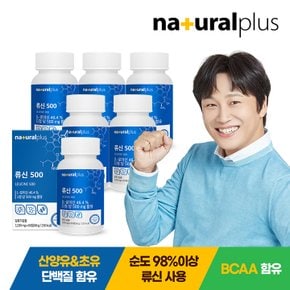 류신500 60정 6박스 (12개월분) / BCAA 고함량 단백질 산양유 초유 유청단백