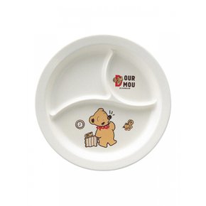 Daiwa 어린이 식기 [듀르무] 점심 접시 MC-36-DM 멜라민 수지 일본 RLVI101
