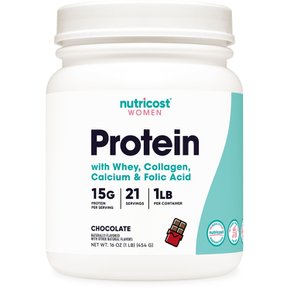 Nutricost뉴트리코스트  여성을  위한  영양가  단백질  초콜릿  454g