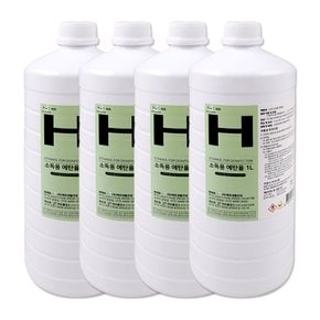 해호 H 소독용 에탄올 1L 4개  에탄올 83% 함유