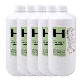해호 H 소독용 에탄올 1L 5개  에탄올 83% 함유