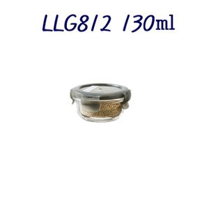 자취아이템 락앤락 내열 유리밀폐용기 오븐용기원형 130ml LLG812