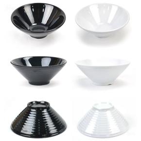 블랙 편리한 화이트 일식 우동 국수 라면 그릇 면기 면그릇 카레 덮밥 그릇 지름 20cm 22.7cm