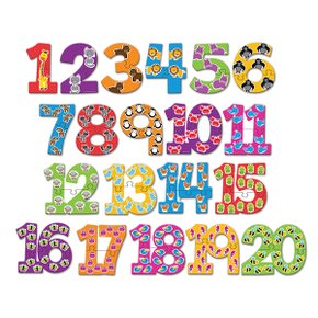 LER8591 숫자 퍼즐 카드/유아용퍼즐