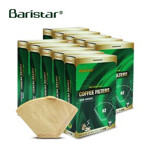 Baristar 케이스 커피여과지 2(100매)/10개-BFC1 [커피필터/거름종이/핸드드립/드립용품/커피용품]