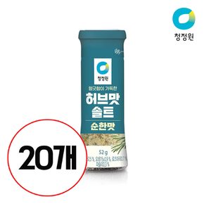 청정원 허브맛솔트 순한맛 52g 20개