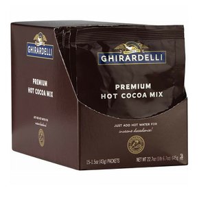 Ghirardelli Hot Cocoa Mix 기라델리 프리미엄 핫코코아 믹스 1.5oz(43g) 15입