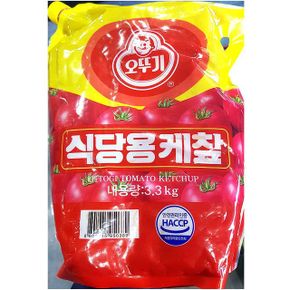 케첩 소스류 식당 식자재 오뚜기 토마토케찹 파우치 3.3kg
