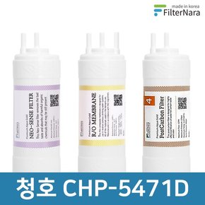 청호나이스 CHP-5471D 고품질 정수기 필터 호환 2년 세트