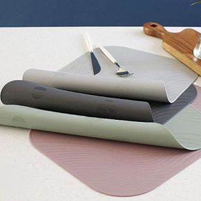 실리콘 테이블 매트 식탁 고무 깔개 개인 패드