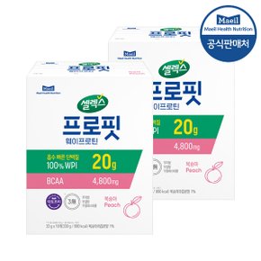 프로핏 웨이프로틴 스틱 복숭아맛 33g 10포 2박스