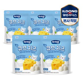 아이얌 한입 큐브 치즈 플레인 20g 5개