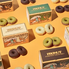 [무케] 프로넛_프로틴 도넛 녹차 1box(6개입) 밀가루없는 단백질빵