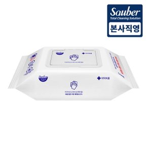 손 소 독 손세정 티슈 캡형 대용량 50매 1팩[무료배송]