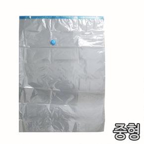 진공 압축팩 투명 중형 의류정리 이불비닐봉투 자취필수템 이사물건보관 보관지퍼백