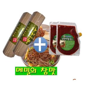 봉평원 메밀국수-1kgx2개+비빔장500gx2팩(묶음)