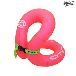 [무료배송] 아티나 넥베스트 80KG 성인용 튜브형 부력보조복 (핑크)