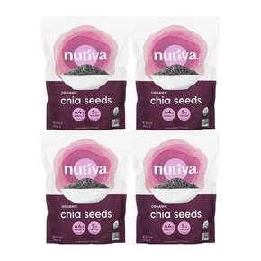 Nutiva 유기농 치아씨드 340g 4개