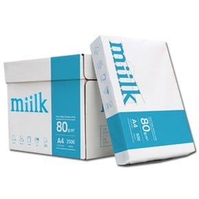 밀크(Miilk) A4용지 80g 1박스(2500매)