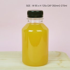 PET-신형 300ml 원형 밀폐용기 플라스틱용기 음료 페트병
