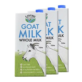 호주 리빙플래닛 산양유 밀크 1리터 Living Planet Goat Milk 3개
