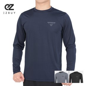 타이밍 남성 냉감원단 라운드 긴팔 티셔츠(B22LT025M)