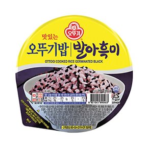 [G]오뚜기 맛있는 오뚜기밥 발아흑미 (210g x 12)