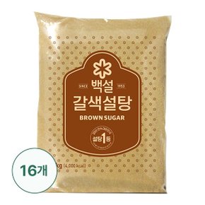 [CJ] [G] 백설 갈색설탕 1kg X 16개