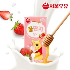 서울우유 꿀단지 딸기 180mlX24개 1박스