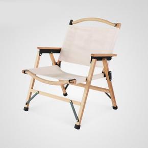 [트랜디아이] 감성캠핑 원목 접이식 의자 kermit 폴딩체어 (S7614903)