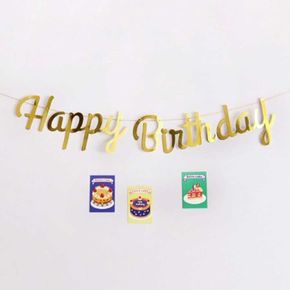 생일축하가랜드 / 가렌더 파티용품 데코픽