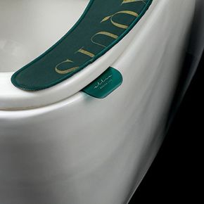 위생적인 욕실 변기 뚜껑 용품 손잡이 커버 2개 그린 X ( 2세트 )