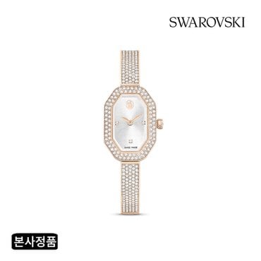 스와로브스키 [본사정품/쇼핑백증정] Dextera Bangle 샴페인 골드 톤 메탈 시계 5672987