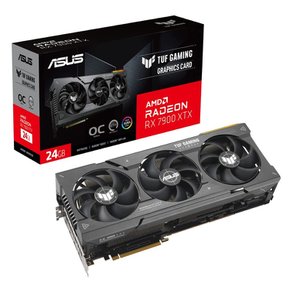 ASUS AMD Radeon RX 7900 XTX OC Edition 24G TUF-RX7900XTX-O24G-GAMING 비디오 카드 국내 정규