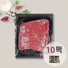 투플러스 한우 스테이크 1++(7-9) 200g x10팩/총2kg