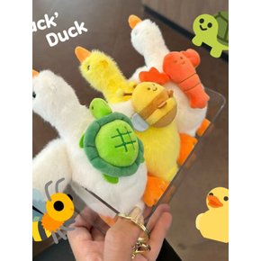 랍스터 꿀벌 거북이 태운 오리 키링