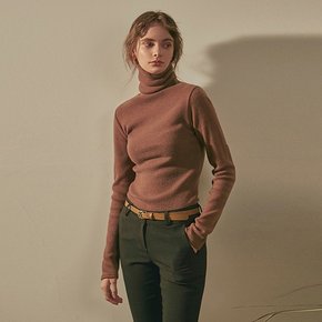 [YAN13] [기모] SKIN SLIM TURTLE KNIT_CAMEL
