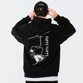 fluffyfluffy Hoodie Black