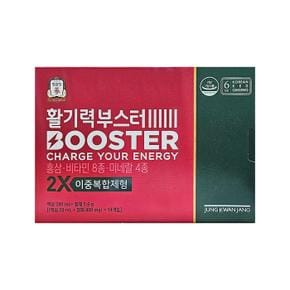 정관장 활기력 부스터 액상 20ml + 정제 400mg x 14개입 x 1박스 (S10148863)