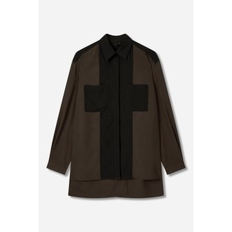 JAAH 여 컬러 블록 셔츠 J916202509071