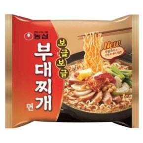 [석진케이] 맛있는라면 농심 보글보글 부대찌개면 16봉지 야식