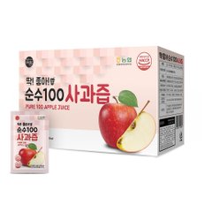 딱좋아 순수100 국내산 사과즙 90ml 1박스 (총 30포)