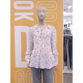 세이브존02 꽃무늬 쉬폰긴팔 블라우스 (NSK114) (50330411)